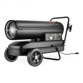 VEVOR Kerosin-/Diesel-Warmluftheizung, 100.000 BTU Torpedo-Raumheizer, tragbar mit Thermostatregelung, 38-Liter-Tank, effizienter Kerosinheizer für den Innen- und Außenbereich für Zuhause, Baustelle, Industrie, Werkstätten, Schwarz VEVOR Kerosin-/Diesel-Warmluftheizung, 100.000 BTU Torpedo-Raumheizer, tragbar mit Thermostatregelung, 38-Liter-Tank, effizienter Kerosinheizer für den Innen- und Außenbereich für Zuhause, Baustelle, Industrie, Werkstätten, Schwarz
