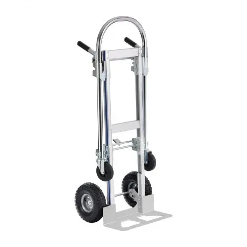 VEVOR 2-in-1 Sackkarre Klappbar 0,686kg Tragfähigkeit Transportkarre Aluminiumlegierung & Kohlenstoffstahl Sackkarre ⇋ Plattformwagen Trolley für Lade- & Transportaufgaben im Innen- & Außenbereich – Bild 10