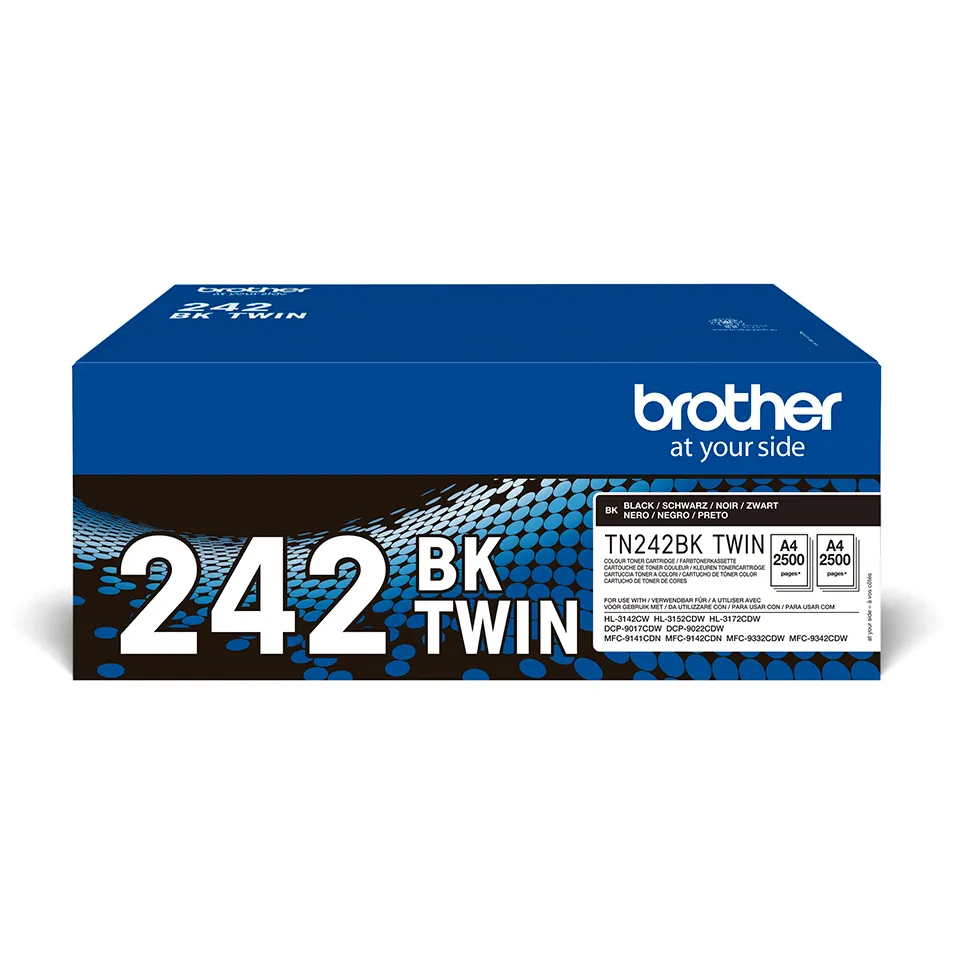 Brother TN-242BKTWIN Tonerkartusche 2 Stück(e) Original Schwarz Brother TN-242BKTWIN Tonerkartusche 2 Stück(e) Original Schwarz