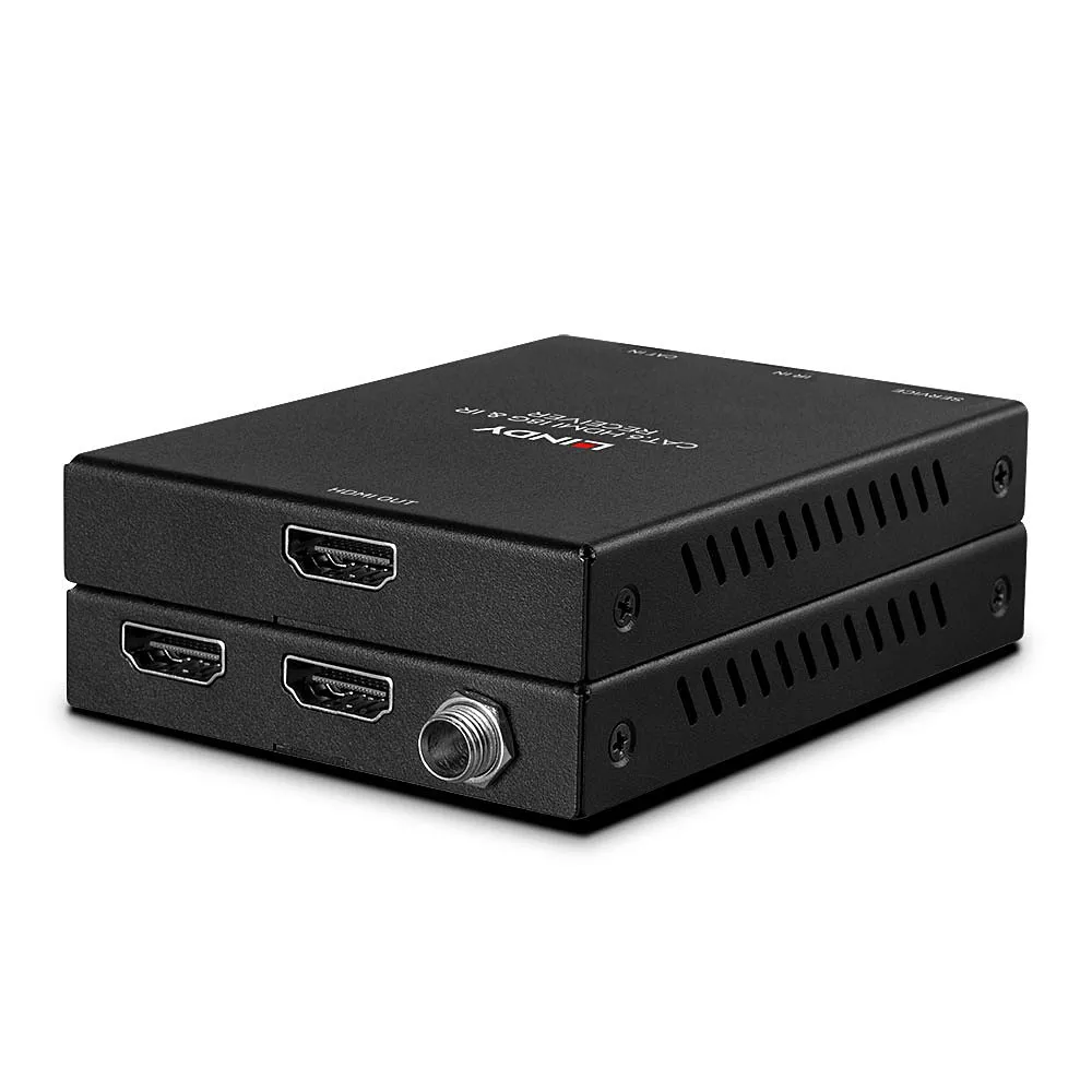 Lindy 38205 Audio-/Video-Leistungsverstärker AV-Sender & -Empfänger Schwarz – Bild 2