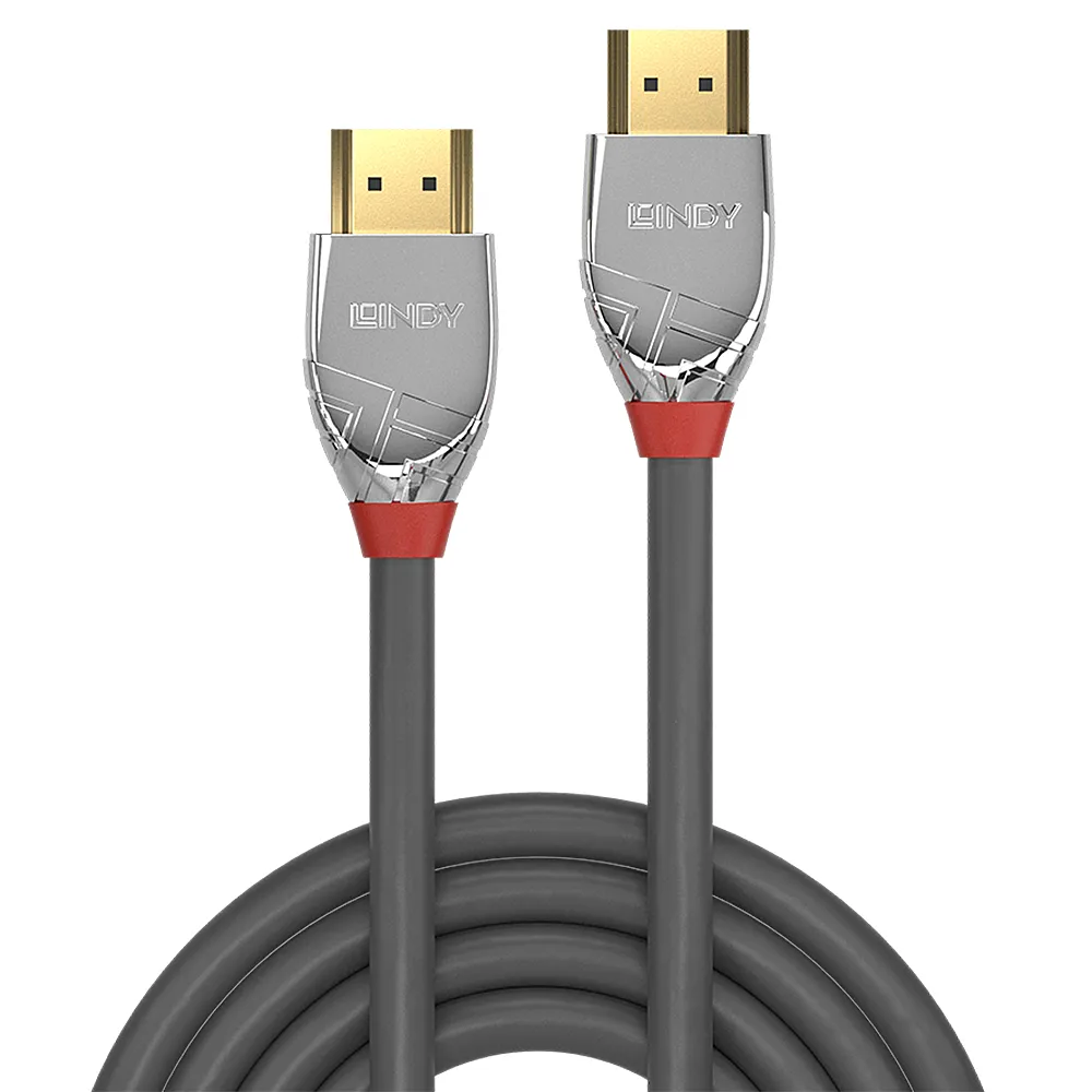 Lindy 37870 HDMI-Kabel 0,5 m HDMI Typ A (Standard) Schwarz, Silber – Bild 2