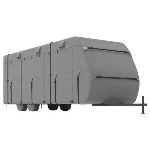 VEVOR Wohnwagen-Schutzhülle für 6,7-7,3 m Wohnwagen, Wohnwagenabdeckung aus Vliesstoff wasserdicht winddicht sonnenbeständig, Universal-Wohnwagenhülle mit Aufbewahrungstasche Reparaturflicken Gurten – Bild 10