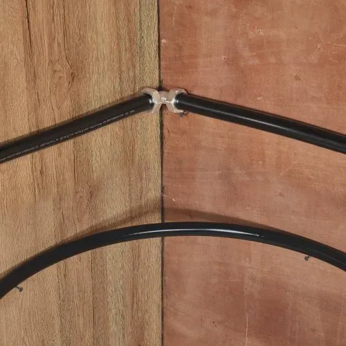 VEVOR Luftkompressor-Leitungssatz, 30,48 m x 19,05 mm Druckluftschlauch, HDPE-Aluminium-Druckluftrohrsystem, auslaufsicher, Druckluftleitungs-Schlauchsatz für Garagen und Werkstätten, schwarz – Bild 7