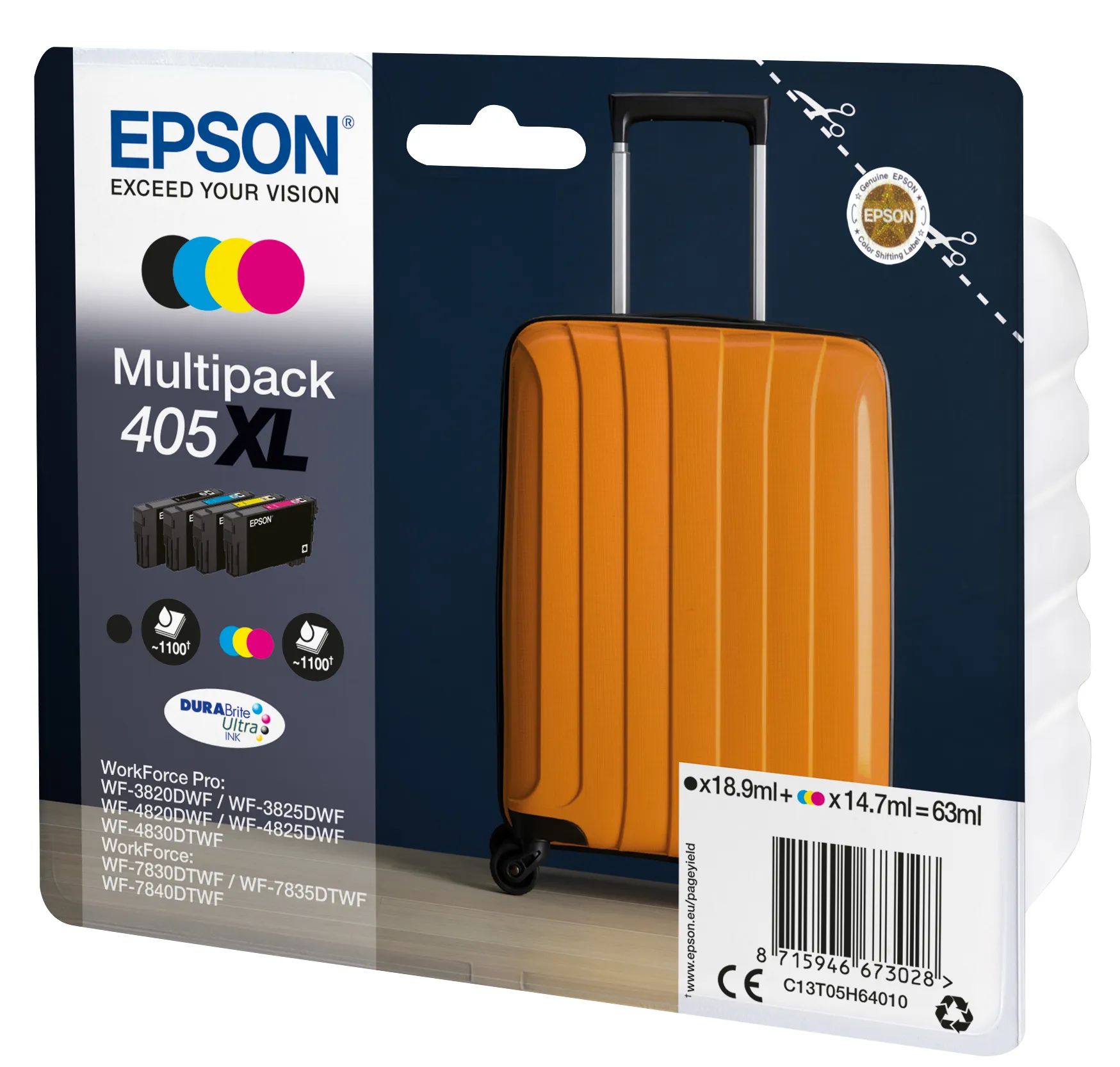 Epson Multipack 4-colours 405XL DURABrite Ultra Ink – Bild 2
