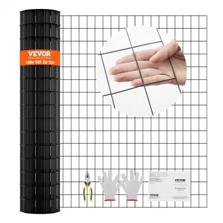 VEVOR Maschendrahtzaun 1220x15240mm verzinkte Maschendrahtrolle, Drahtzaun, Metalldrahtgeflecht mit Vinylbeschichtung für Hühnerstallbarrieren, Kaninchen- und Schlangenzäune, Geflügelgehege VEVOR Maschendrahtzaun 1220x15240mm verzinkte Maschendrahtrolle, Drahtzaun, Metalldrahtgeflecht mit Vinylbeschichtung für Hühnerstallbarrieren, Kaninchen- und Schlangenzäune, Geflügelgehege