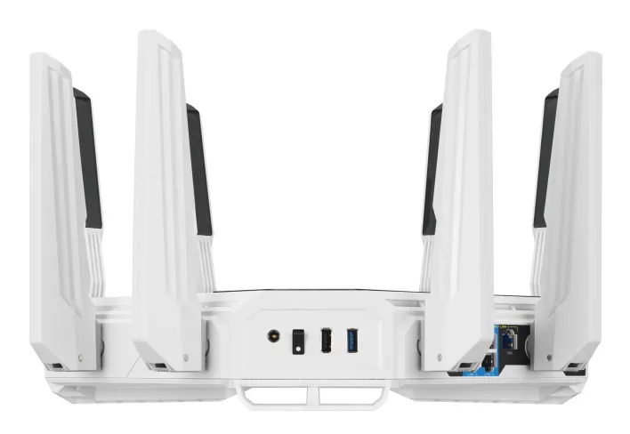 ASUS ROG Rapture GT-BE19000AI WLAN-Router 10 Gigabit Ethernet Tri-Band (2,4 GHz/5 GHz/6 GHz) Weiß – Bild 7