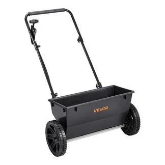 VEVOR Streuwagen, 22,6 kg Fassungsvermögen, Schleuderstreuwagen mit Einfülltrichter, 460 mm Streubreite & 30 Einstellmöglichkeiten, 25,4 cm Reifen, Düngerstreuer für Saatgut, Dünger VEVOR Streuwagen, 22,6 kg Fassungsvermögen, Schleuderstreuwagen mit Einfülltrichter, 460 mm Streubreite & 30 Einstellmöglichkeiten, 25,4 cm Reifen, Düngerstreuer für Saatgut, Dünger