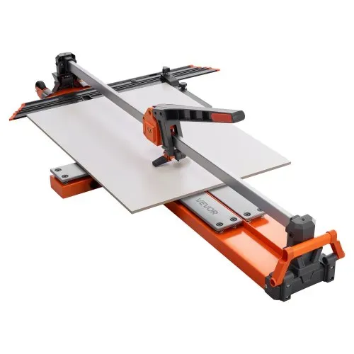 VEVOR Fliesenschneider 1200 mm, Fliesenschneidmaschine mit Federbelasteter Basis & Verstellbarem Winkelanschlag, Wolframkarbid-Schneidscheibe, Präzisions-Ausrichtungshilfe, für Keramikfliesen – Bild 9
