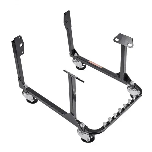 VEVOR U-förmige Motorständer Motorhebewagen (340 kg belastbar), robuster Motorhalter aus Stahl mit 4 Lenkrollen & 4 Hakenpositionen, geeignet für BB-CHEVY- und GEN-1 SB-CHEVY-Motoren – Bild 8