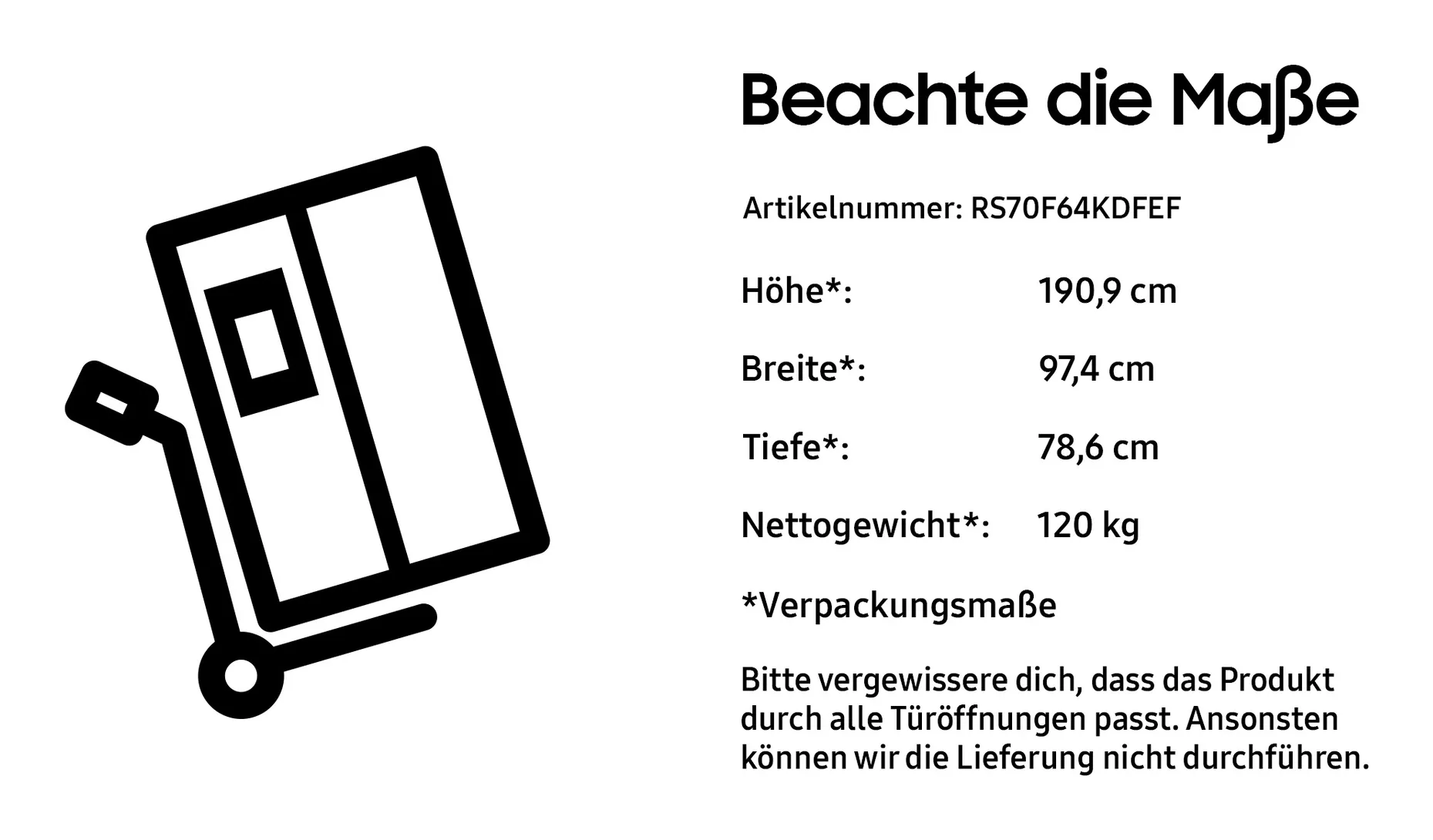 Samsung RS70F Side-by-Side mit Metal Cooling und Festwasseranschluss, EEK: D – Bild 2