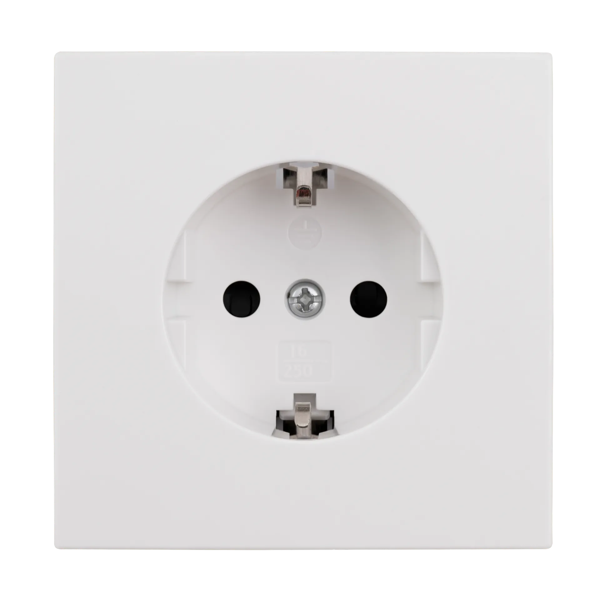 Schutzkontakt-Steckdose McPower ''Shallow'' 250V~/16A, Einsteckschutz, 18er-Pack, Steckanschluss – Bild 2