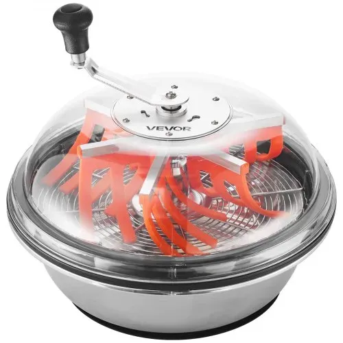 VEVOR Erntemaschine Bowl, 42cm manuell, Bud Trimmer mit Edelstahlklingen, Nass- & Trocken-Hydrokultur-Schneidemaschine, gedrehter Schleuderschnitt für Pflanzen, Blätter, Knospen, Blumen – Bild 10
