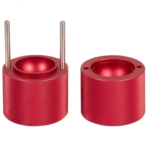 VEVOR Eiswürfelbereiter Eiswürfelformen Satz 60 mm, Eiswürfelform Eiskugelform mit Eiszange & Tropfschale, Alu Rote Strapazierfähige Eiswürfelformen Eiswürfelbehälter Whisky Americano, Saft & Milch – Bild 9