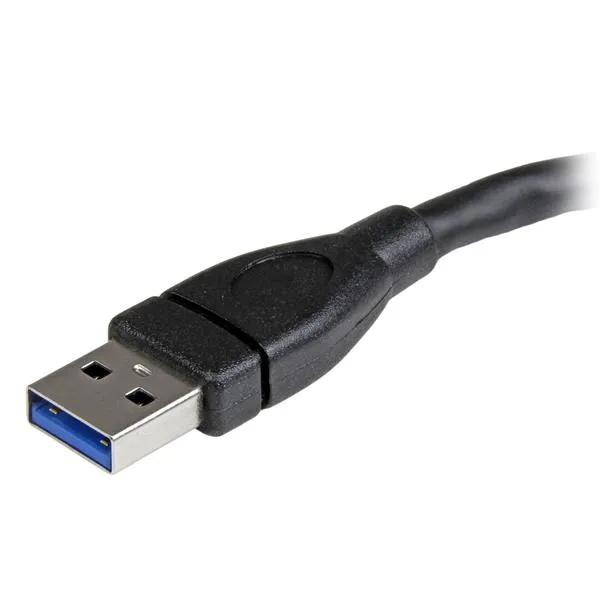 StarTech.com USB 3.0 Verlängerungskabel 15cm - Stecker/ Buchse - Schwarz – Bild 2