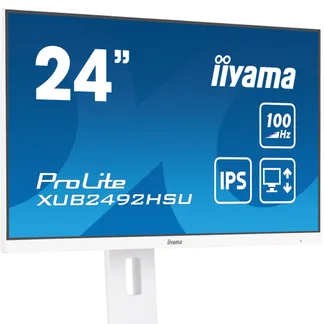 iiyama XUB2492HSU-W6 Computerbildschirm 60,5 cm (23.8″) 1920 x 1080 Pixel Full HD LED Weiß iiyama XUB2492HSU-W6 Computerbildschirm 60,5 cm (23.8″) 1920 x 1080 Pixel Full HD LED Weiß