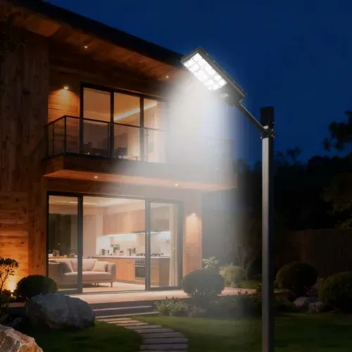 VEVOR Solar-Straßenlaterne 900000 LM, Straßenlampe 12 kW, Solarleuchte mit Dämmerungssensor, LED-Flutlicht mit Bewegungsmelder, IP65, Weitwinkel-Außenbeleuchtung, für Einfahrten & Höfe – Bild 7