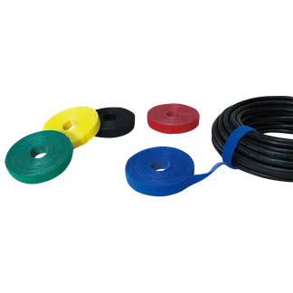 Kabelbinder aus Klettband, 4m, blau Kabelbinder aus Klettband, 4m, blau