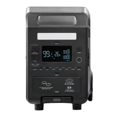 VEVOR tragbare Powerstation 3600 W, 3840 Wh, Solargenerator mit 10 Ausgangsanschlüssen, 6 einstellbarer Eingangsleistung, LiFePO4-Batterie-Backup (Solarpanel NICHT im Lieferumfang enthalten) – Bild 9