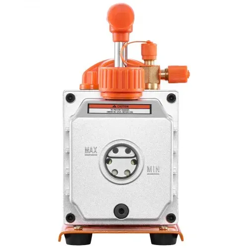 VEVOR Vakuumpumpe, 3,5 CFM 99 L/min, 1-stufig, 180 W geeignet für R134a-, R22- und R410a-Systeme, 4-poliger Motor, für die Wartung von Kfz-Klimaanlagen & die Entgasung von Harzen, inkl. Öl. – Bild 10