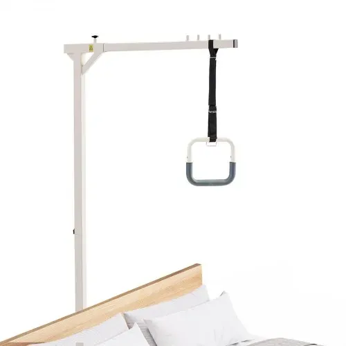VEVOR Bettgalgen 965x770x1720mm, freistehender Krankenaufrichter bis 113 kg Tragkraft, Bettaufrichter für ältere & behinderte Menschen, ideal für Krankenhäuser, Pflegeheime, häusliche Pflege – Bild 8