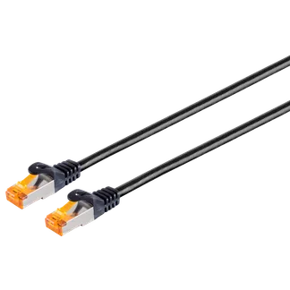 Patchkabel CAT 6a S/FTP Outdoor, schwarz, 10m Patchkabel CAT 6a S/FTP Outdoor, schwarz, 10m