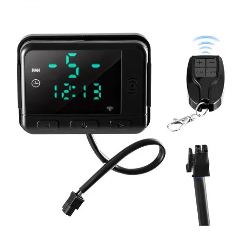 VEVOR Diesel Luftheizungsregler, DC 5 V Universal-Thermostatschalter für Dieselheizung, Standheizungsregler mit LCD Display & Fernbedienung, Dieselheizungsschalter für 2 kW/5 kW/8 kW Standheizungen VEVOR Diesel Luftheizungsregler, DC 5 V Universal-Thermostatschalter für Dieselheizung, Standheizungsregler mit LCD Display & Fernbedienung, Dieselheizungsschalter für 2 kW/5 kW/8 kW Standheizungen