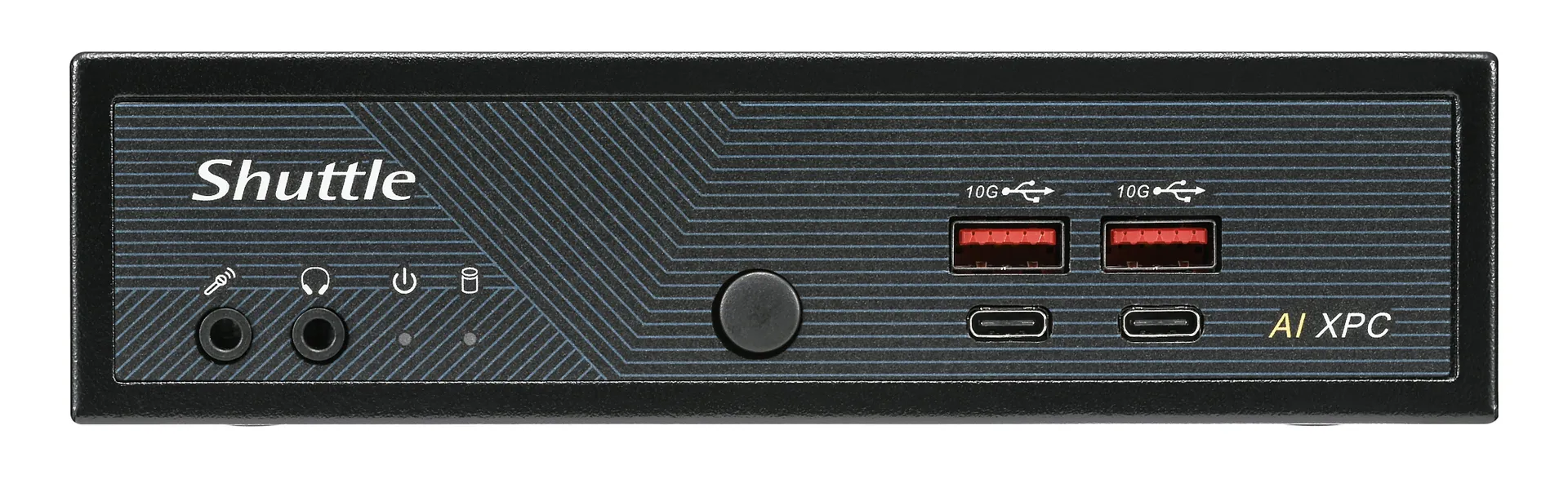 Shuttle Slim AI PC DN11H5 Intel Core Ultra 5 125H, Intel Arc graphics, 2xHDMI, 2x DP, 4x 2.5Gbit LAN, VESA, 24/7 Dauerbetrieb – Bild 2