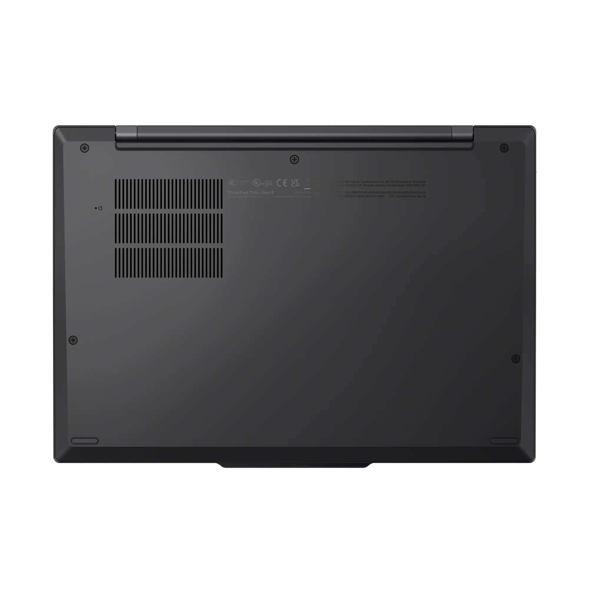 Lenovo ThinkPad T14s Gen 6 (Intel) Intel Core Ultra 7 255U Laptop 35,6 cm (14") WUXGA 32 GB LPDDR5x-SDRAM 1 TB SSD Wi-Fi 7 (802.11be) Windows 11 Pro Deutsch Schwarz – Bild 6