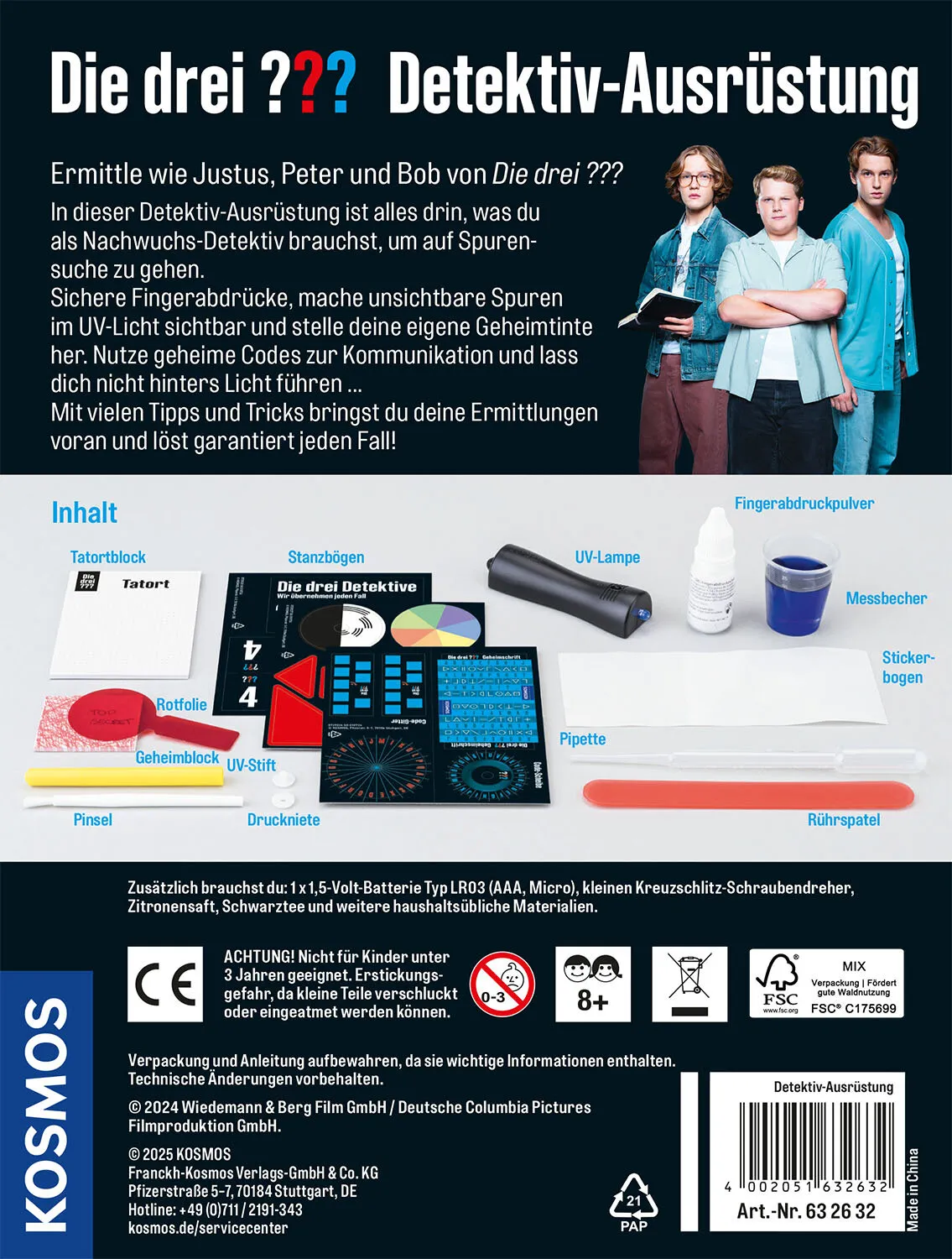 Kosmos Die Drei ??? Und Der Karpatenhund - Detektiv-ausrüstung – Bild 2