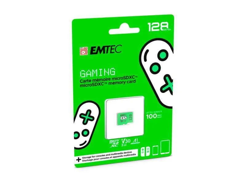Flash SecureDigitalCard (microSD) 128GB – EMTEC Gaming Flash SecureDigitalCard (microSD) 128GB – EMTEC Gaming