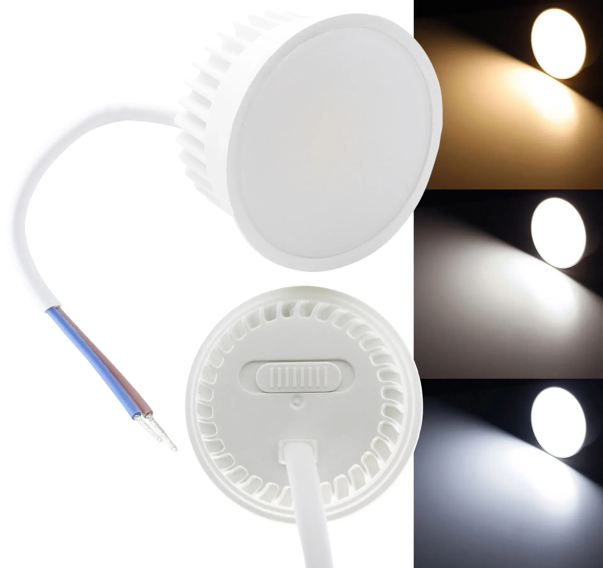 LED-Modul „Piatto CCT 5“ 110° 230V, 5W, 3000K/4000K/6500K LED-Modul „Piatto CCT 5“ 110° 230V, 5W, 3000K/4000K/6500K