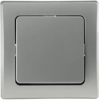 DELPHI Kreuzschalter 250V~/ 10A, inkl. Rahmen, UP, silber DELPHI Kreuzschalter 250V~/ 10A, inkl. Rahmen, UP, silber