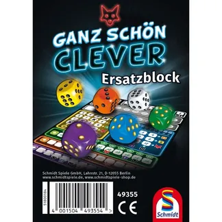 Ganz schön clever! Einzelblock, Würfelspiel Ganz schön clever! Einzelblock, Würfelspiel