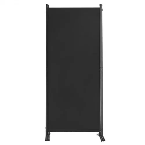 VEVOR Raumteiler Trennwand 3-teiliger Paravent Stellwand, faltbarer Sichtschutz für Büro Schlafzimmer Esszimmer Arbeitszimmer Balkon, Raumtrenner freistehend (228 x 52 x 184 cm), Schwarz – Bild 10