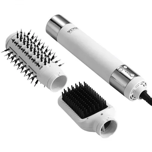 VEVOR Haartrockner, Ionen-Haartrocknerbürste, 110.000 U/min Airstyler mit Oval- & Paddelbürste, 4 Temperatur- & 3-Geschwindigkeits-Föhnbürsten-Styling-Tool für Trocknen, Volumengebendes Glätten – Bild 9
