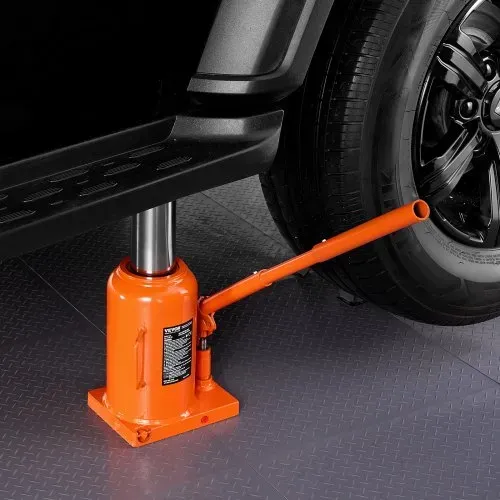 VEVOR hydraulischer Wagenheber, 50 t Stempelwagenheber Flaschenwagenheber mit 28-44 cm Hubbereich und 3-teiligem langem Griff, für Auto Pickup Lkw Wohnmobil Autoreparatur Industrietechnik – Bild 7