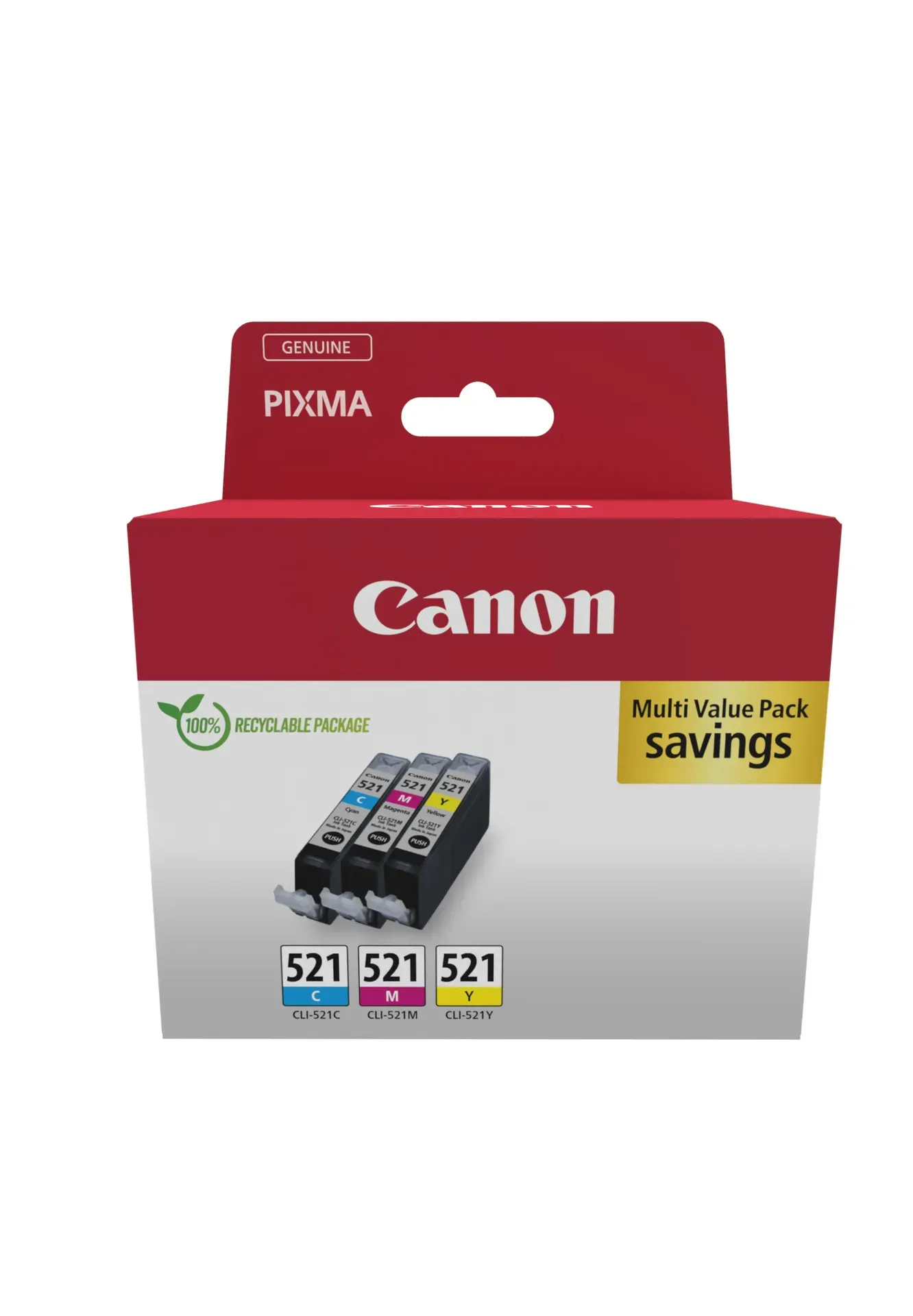 Canon CLI-521 C/M/Y Multipack Canon CLI-521 C/M/Y Multipack