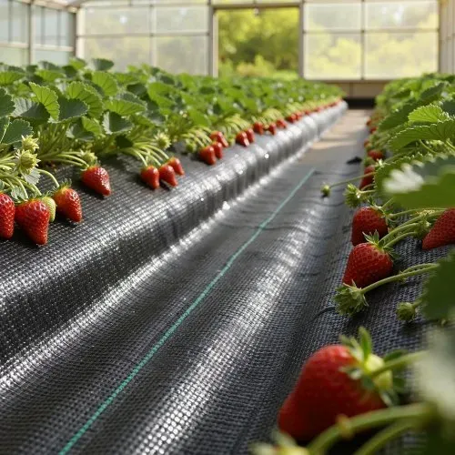 VEVOR Unkrautvlies 0,4x15,2 m Gartenvlies 90 g/㎡, Unkrautmatte aus Polypropylen, Unkrautfolie mit Hoher Belüftung Entwässerung, Wurzelsperre gegen Unkraut für Gewächshaus Bauernhof Garten, Schwarz – Bild 7