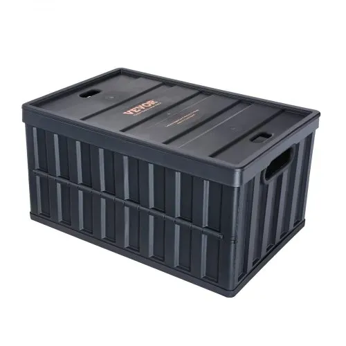 VEVOR 3er-Set 65L Profi Klappbox aus PP Transportbox mit Deckel Faltbarer Aufbewahrungsbox mit Handgriff Stapelbare Kisten Storage Box Faltboxen Stapelboxen für Aufbewahrung & Transport – Bild 9