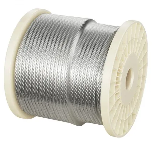 VEVOR Drahtseil φ6,35mm 76,2 m Länge, verzinktes Kohlenstoffstahlseil, 31,1 kN Bruchfestigkeit, 7x19 Litzen, Geländerseil für Terrassengeländer, Gartenspaliere, inkl. Handschuhe – Bild 9
