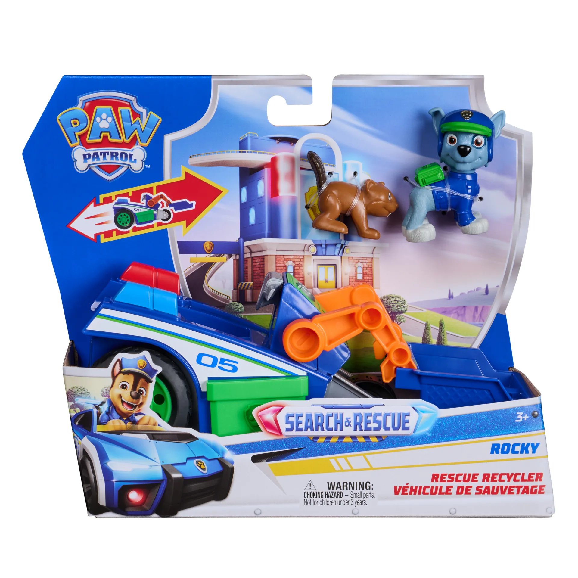 PAW Patrol - Search & Rescue: Rockys Rettungs-Fahrzeug mit 2 Figuren – Bild 2