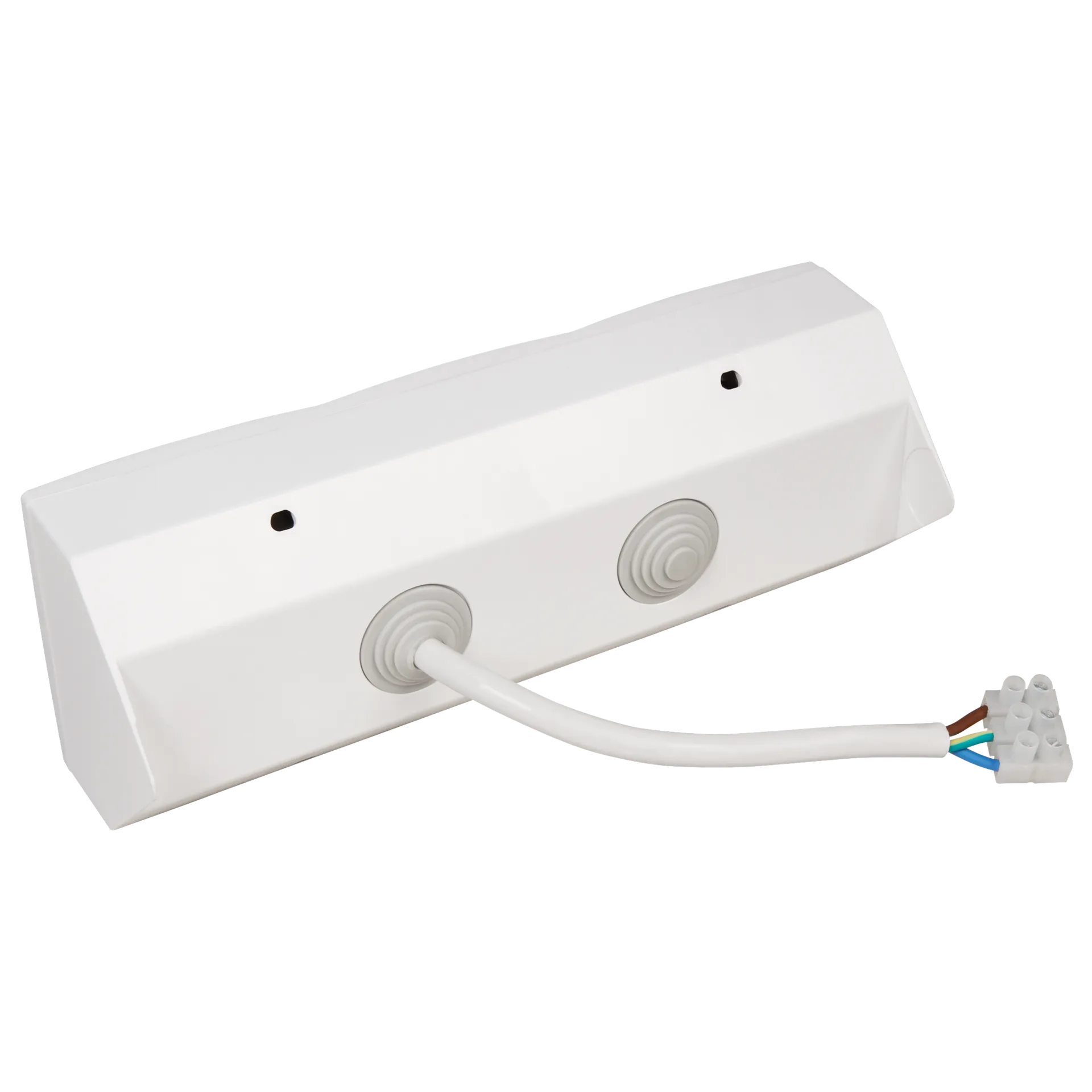 Steckdosenblock McPower ''Flair'' Aufbau, weiß, 3-fach Schutzkontakt + USB – Bild 4