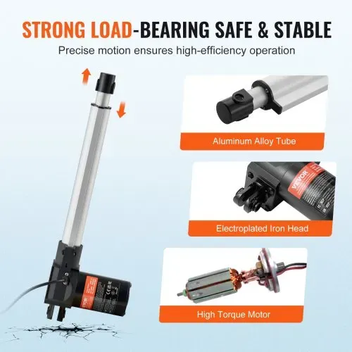 VEVOR 24V Linearaktuator-Kit 25,4cm 2,5 cm/s 99,79kg/1000N mit IP44-Schutz – Bild 4