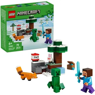 21583 Minecraft Steves Abenteuer in der Taiga, Konstruktionsspielzeug 21583 Minecraft Steves Abenteuer in der Taiga, Konstruktionsspielzeug