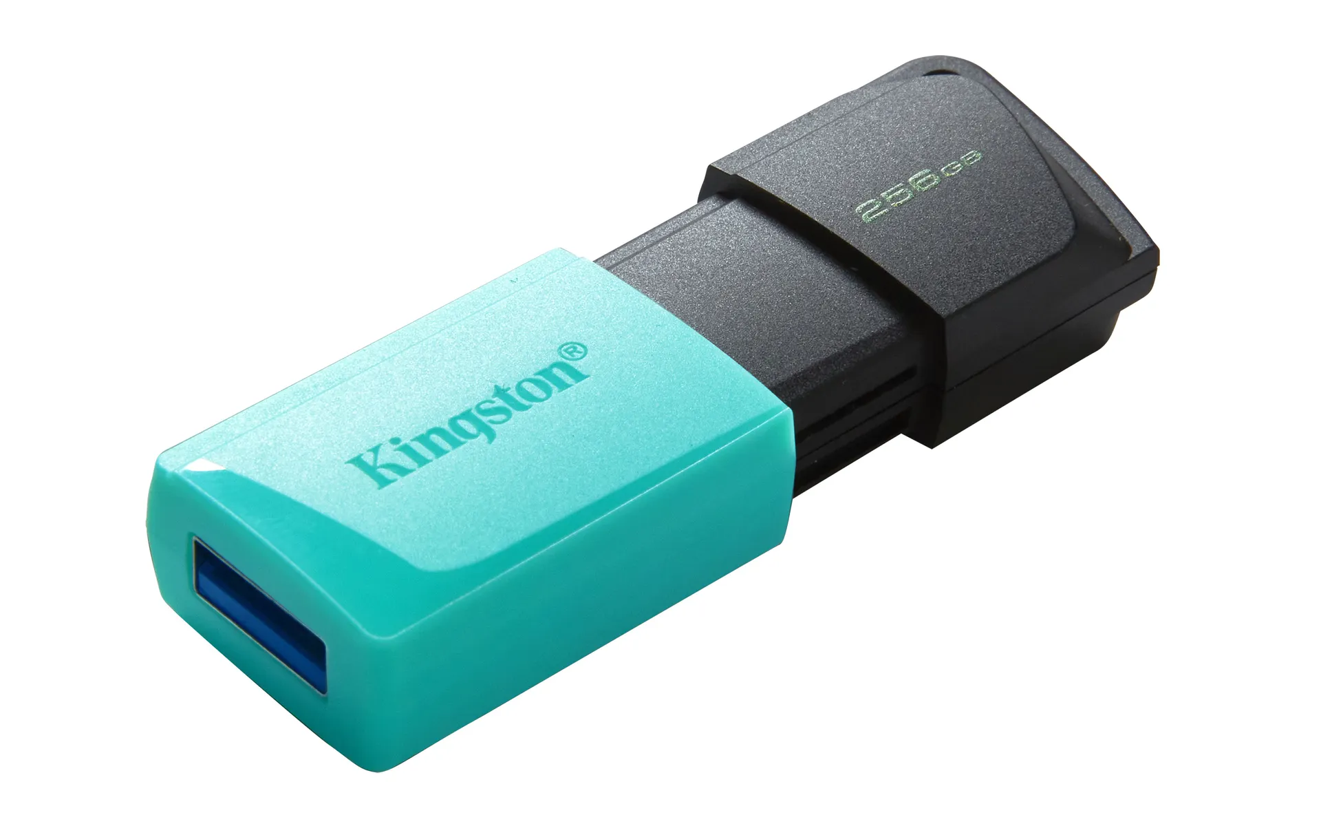 Kingston Technology DataTraveler 256GB USB3.2 Gen1 Exodia M (Schwarz + Türkis) – Bild 4