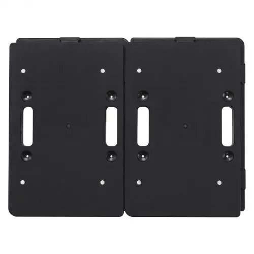 VEVOR Möbelwagen, Möbelwagen, 4 Räder, tragbare bewegliche Rollen, robust, ineinandergreifend, klein, flach, für schwere Möbel, 2 Stück, 40,6 x 27,9 cm, 227,8 kg Kapazität, schwarz – Bild 10