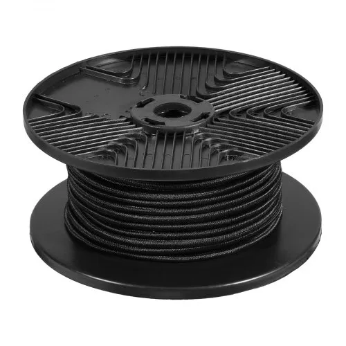 VEVOR 3/8 Zoll Bungee-Seil, 120 ft/36 m Spule, strapazierfähige Bungee-Gurte, 100 % dehnbares elastisches Bungee-Seil für Fracht, Planen, Camping, Kajakdeck und Basteln, schwarz VEVOR 3/8 Zoll Bungee-Seil, 120 ft/36 m Spule, strapazierfähige Bungee-Gurte, 100 % dehnbares elastisches Bungee-Seil für Fracht, Planen, Camping, Kajakdeck und Basteln, schwarz