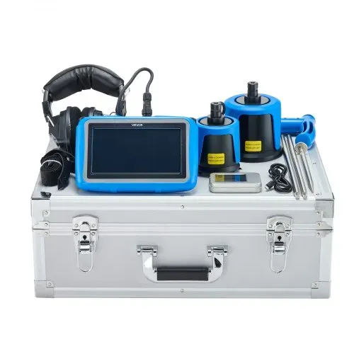 VEVOR Rohr-Wasserleckdetektor, 1 Hz – 10000 Hz, 7-Zoll-Touchscreen-Lecksuchgerät für 5 m lange unterirdische Rohrleitungen – mit mittlerem & großem Sensor, 3 Abhörstäben, Kopfhörer & Etui – Bild 8