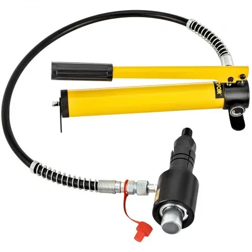 VEVOR Hydraulischer Auspuffrohr-Expander, Größe 4,13 bis 10,8 cm, 10 T, manueller hydraulischer Rohrstrecker mit 4 Matrizen und 2 Aufbewahrungskoffern für Kupfer- und Aluminiumrohre bei der Autoreparatur – Bild 8
