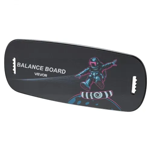 VEVOR Balance Board Holz Set für Erwachsene (89 cm), Wackelbrett bis 200 kg Belastbar, inkl. Rolle, Magnetstoppern & Ablage, Gleichgewichtstrainer für Surf- & Core-Training, Physiotherapie, Schwarz – Bild 9